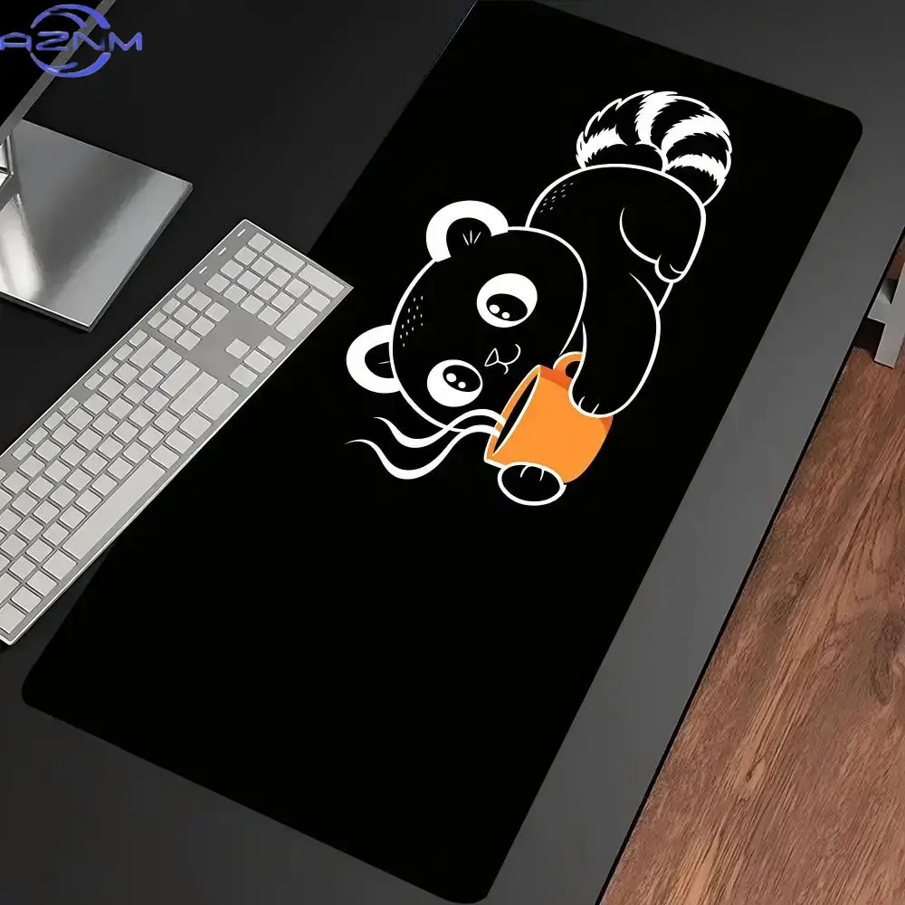 Cute Line Art Cat Hold Coffee  - Desk Setup Pc And Laptop review and price