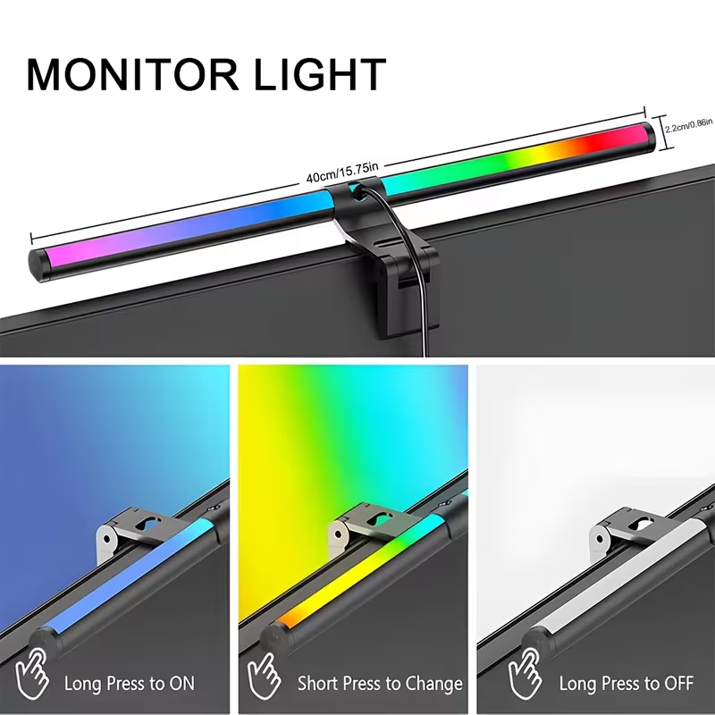 Monitor Light Bar RGB Lightbar - Setup Desk Monitor review and price