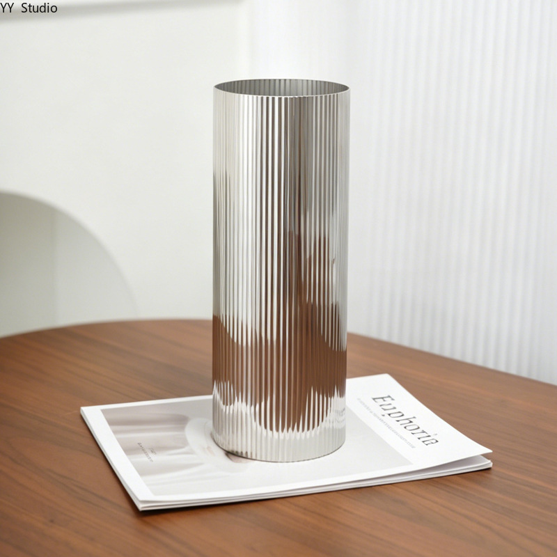 Luxury Stainless Steel Vase No - Desk Setup Minimalist review and price