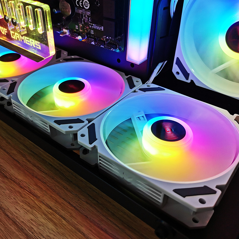ARGB 120mm Case Fan 5V 3PIN Mo - Desk Setup Lamp review and price